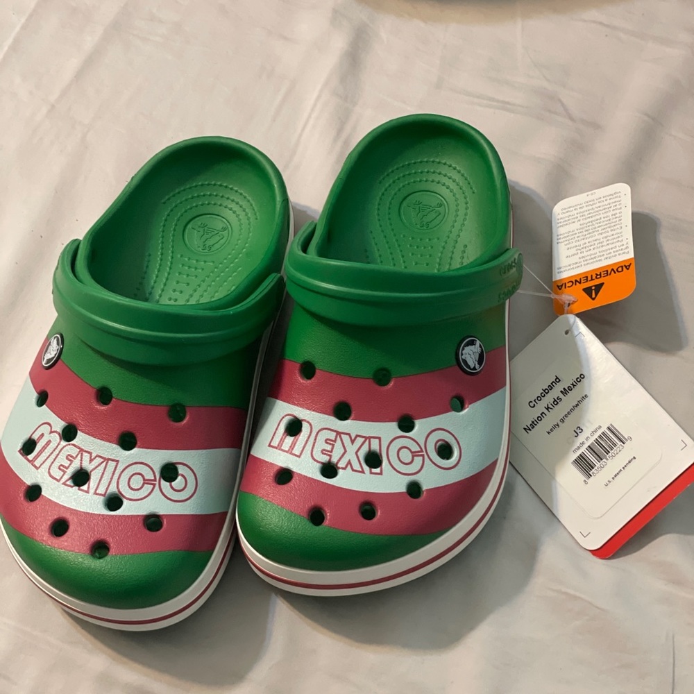 Crocband Nation Mexico Crocs Rare J3